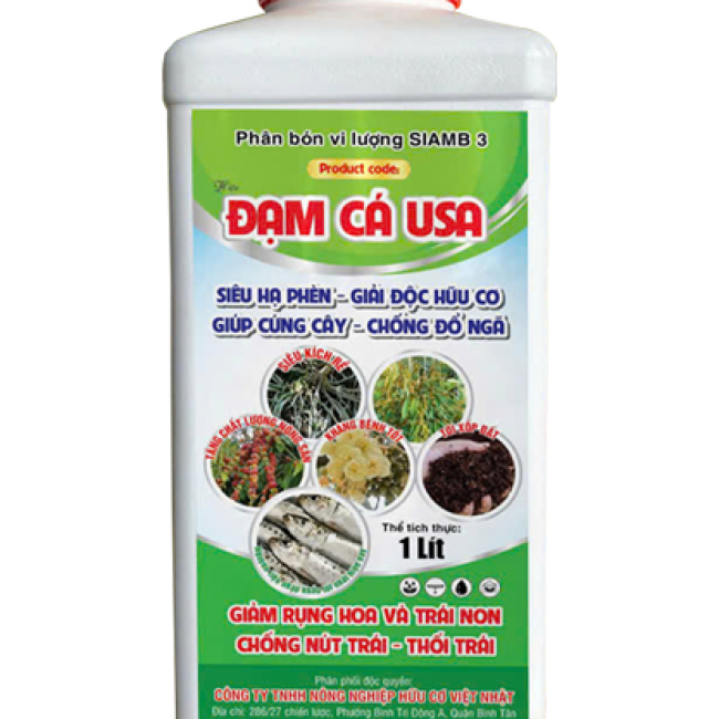 ĐẠM CÁ USA - GIÚP CỨNG CÂY CHỐNG ĐỔ NGÃ, SIÊU HẠ PHÈN GIẢI ĐỘC HỮU CƠ