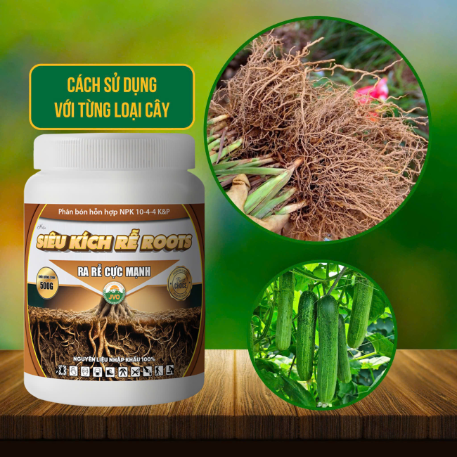 SIÊU KÍCH RỄ ROOTS 500GR - RA RỄ CỰC MẠNH HIỆU QUẢ CAO