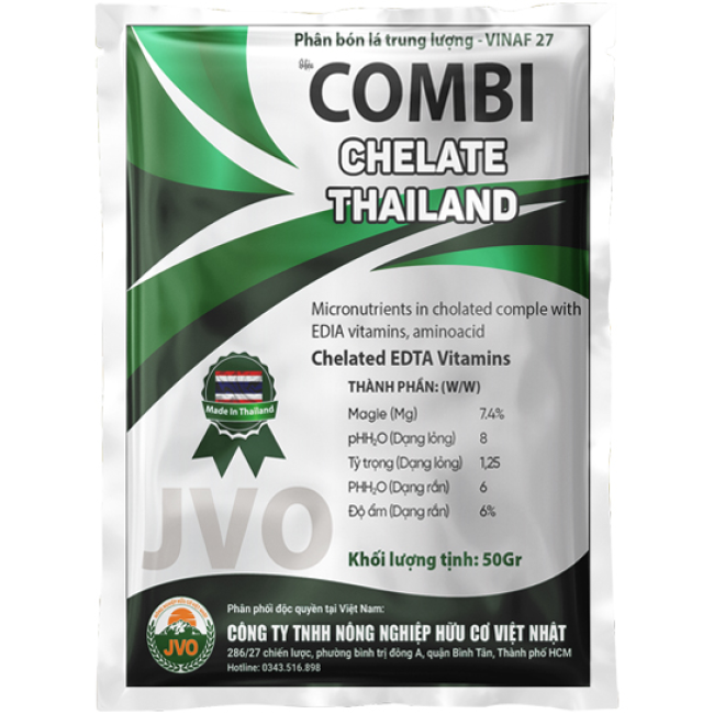COMBI CHELATE THÁI LAN - GIÚP CÂY PHÁT TRIỂN TOÀN DIỆN, TĂNG KHẢ NĂNG KHÁNG BỆNH