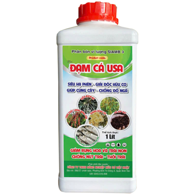 ĐẠM CÁ USA - GIÚP CỨNG CÂY CHỐNG ĐỔ NGÃ, SIÊU HẠ PHÈN GIẢI ĐỘC HỮU CƠ