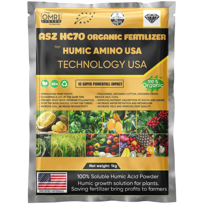 HUMIC AMINO USA  - KÍCH RỄ, GIẢI ĐỘC ĐẤT, HẠ PHÈN, TĂNG PH ĐẤT