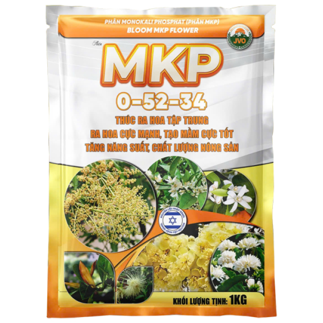MKP 0-52-34 NHẬP KHẨU ISRAEL -KÍCH RA HOA ĐỒNG LOẠT CHỐNG NGHẸN ĐỒNG