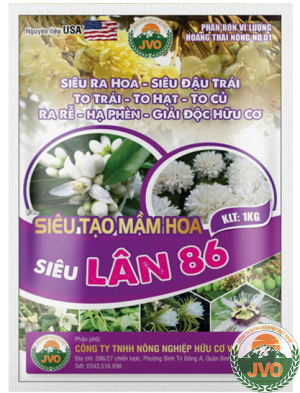 LÂN 86 - TẠO MẦM HOA TĂNG TỈ LỆ ĐẬU TRÁI, KÍCH RA HOA ĐỒNG LOẠT